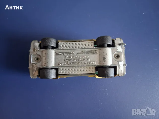 Стара Метална Количка MatchBox BMW 3.0 CSL България, снимка 12 - Колекции - 55593440