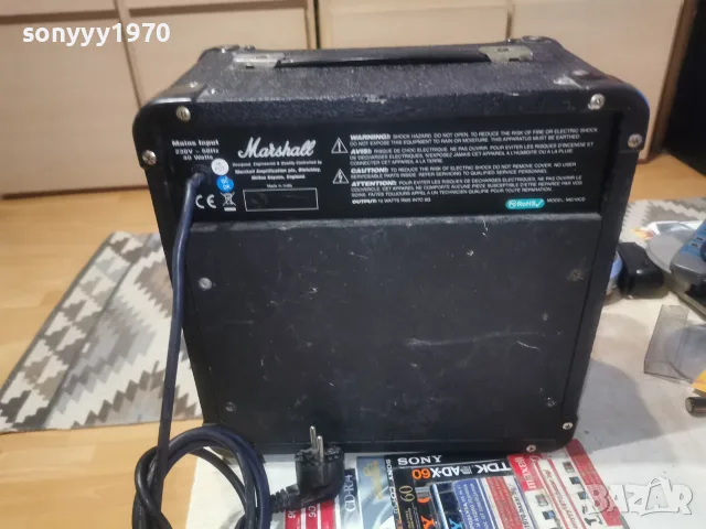 MARSHALL MG10CD 2307262033L4, снимка 15 - Ресийвъри, усилватели, смесителни пултове - 55397415