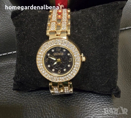 Дамски луксозни часовници с кристали — метална верижка — различни модели и цветове, снимка 6 - Дамски - 54233069