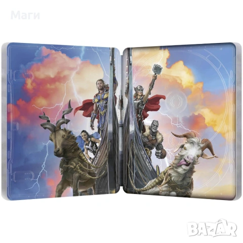 Thor: Love and Thunder /  EXCLUSIVE COLLECTOR EDITION 4K Ultra HD Steelbook +  Blu-ray) без Бг суб, снимка 4 - Blu-Ray филми - 54772750