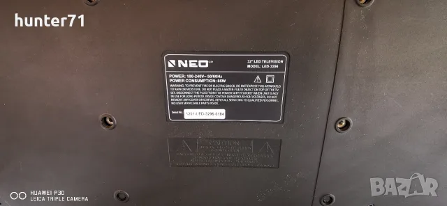 32 " Led телевизор Neo-model 3296, снимка 3 - Телевизори - 55603293