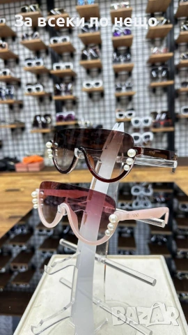 Fendi Слънчеви Очила С Бели Перли С UV Защита С Подарък🎁Калъф - Различни Цветове Код E1415, снимка 2 - Слънчеви и диоптрични очила - 54027712