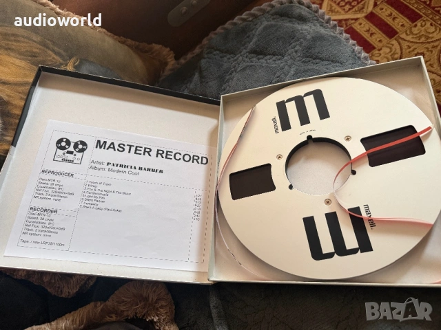 Maxell ролка с магнетофонна лента, master copy Patricia Barber-Modern Cool, снимка 2 - Аудиосистеми - 54588540
