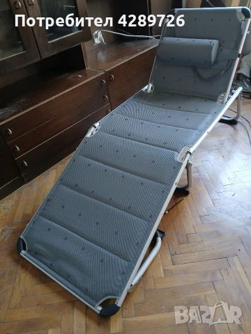 Сгъваемо легло/шезлонг, снимка 2 - Други стоки за дома - 54930903
