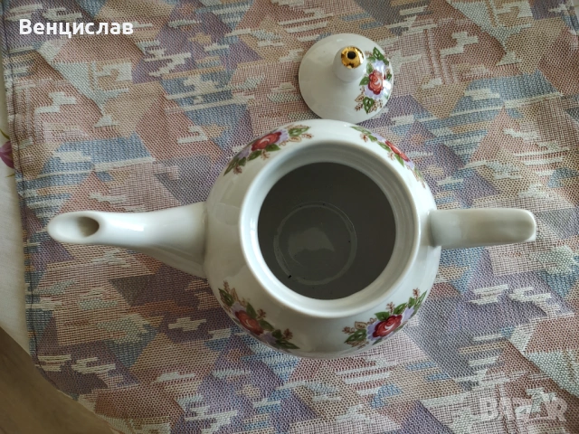 Порцеланов чайник - съветски., снимка 4 - Други - 54144826