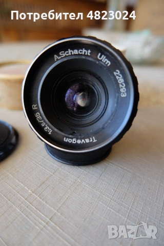 A Schacht Ulm Travenar R 35mm f3.5 Lens Zebra. M42 Mount