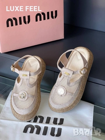 MIU MIU ⚜️Дамски Сандали , снимка 5 - Сандали - 54392456