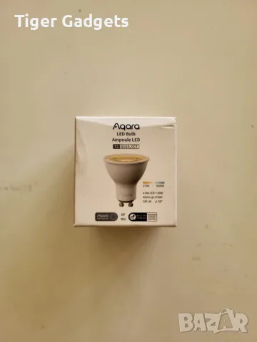 Смарт LED крушка Aqara T2 GU10, 2700K–6500K, Matter, Thread, Zigbee, HomeKit, Alexa, снимка 3 - Крушки - 55594406