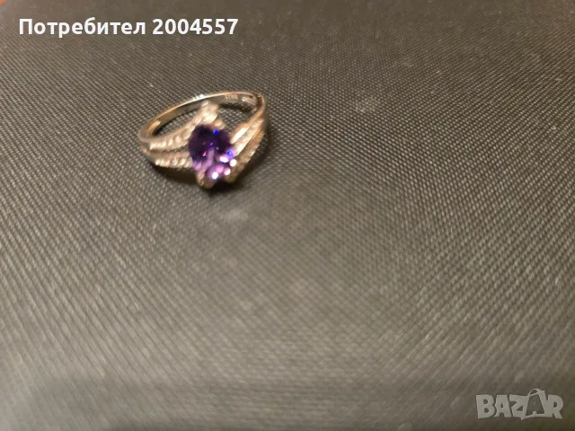 Изящни пръстени с бляскави камъни и маркировка 925 + ПОДАРЪК, снимка 4 - Пръстени - 55383137