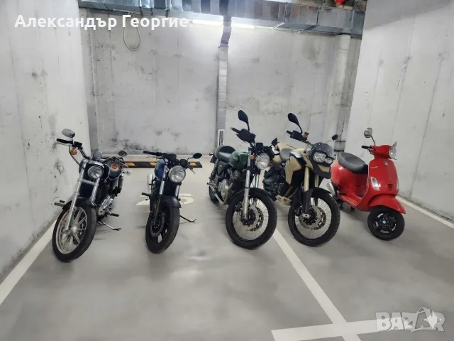 Паркомясто за мотор в Бояна Гърдова Глава