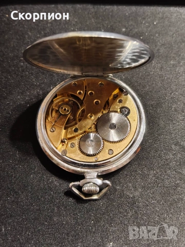 Швейцарски джобен часовник - RW METAL HROME- 17 RUBIS, снимка 13 - Джобни - 49418171