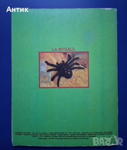Стар Френски Комикс Албум RAHAN / 1981 год., снимка 6 - Колекции - 54293259