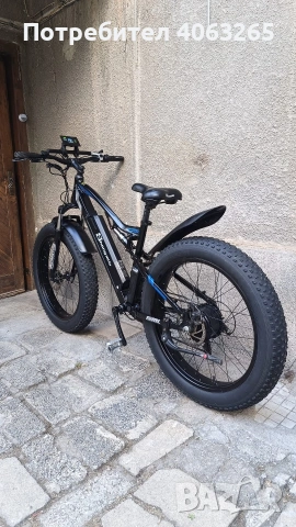 Електрически велосипед мекица Fatbike 26 цола, снимка 6 - Велосипеди - 54991434