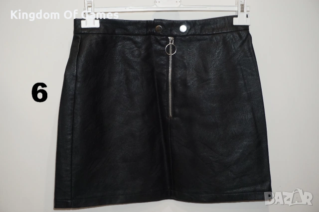 Лот от 10 Кожени Поли от Естествена и Изкуствена кожа Sara Kelly/Zara/H&M/TopShop/BikBok, снимка 9 - Спортни дрехи, екипи - 54482525