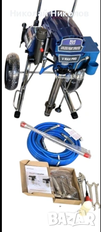 Машина за безвъздушно боядисване и шпакловане 