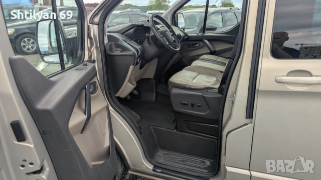 Форд Транзит Кустом 2.2 tdci 155к.с., снимка 7 - Бусове и автобуси - 54542155