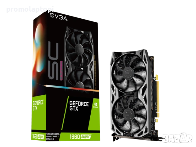 Продавам видео карта EVGA GeForce GTX 1660 SUPER SC ULTRA GAMING