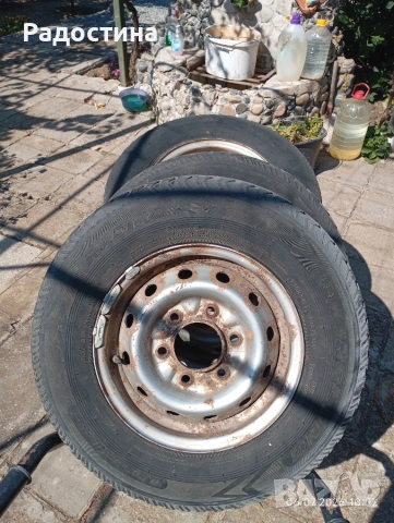 Гуми с джанти 5 бр. за бус KIA, снимка 4 - Гуми и джанти - 55172322