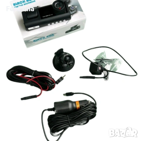 Видеорегистратор Black BOX Super HD 1296P + задна камера