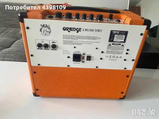 Orange Crush 35RT Транзисторен Китарен усилвател/Комбо, снимка 3 - Китари - 55660483
