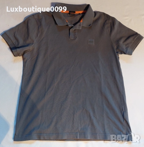 Мъжка тениска с яка Boss XL, снимка 2 - Тениски - 54362911