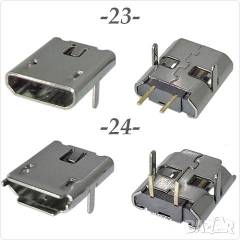 Букса  конектор USB micro  , 2/5 pin connector, снимка 13 - Ремонт на друга електроника - 40051806