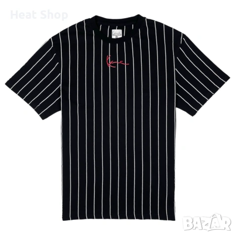 Мъжка тениска Karl Kani Small Signature Pinstripe T-Shirt