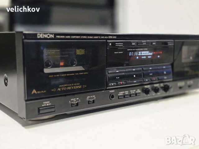🚀🔥🇯🇵 ЕРАТА НА ЗЛАТНИЯ АНАЛОГ! Продавам Двукасетен Дек Denon DRW-850 – Twin Drive Component! 🔥🇯, снимка 4 - Радиокасетофони, транзистори - 55006318