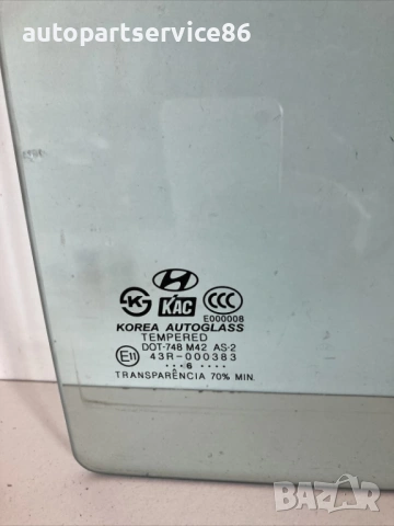 Стъкло за заден десен страничен прозорец за Hyundai Sonata 2.0 Crdi (2009) , снимка 2 - Части - 54428143