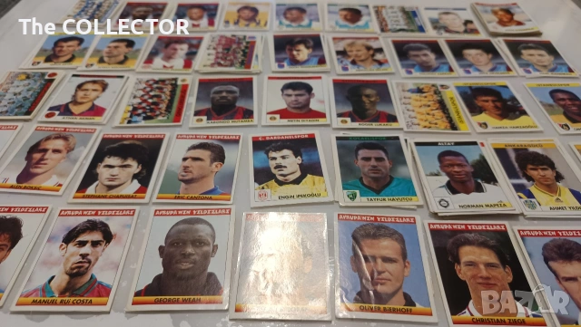 Ретро футболни стикери Panini Лига Турция 1996/1997 - 110 бр.