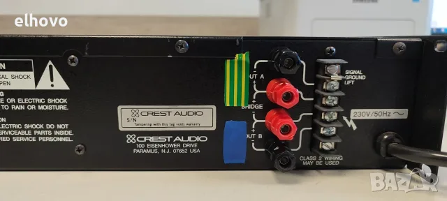 Крайно стъпало Crest Audio LA 601, снимка 8 - Ресийвъри, усилватели, смесителни пултове - 55581836