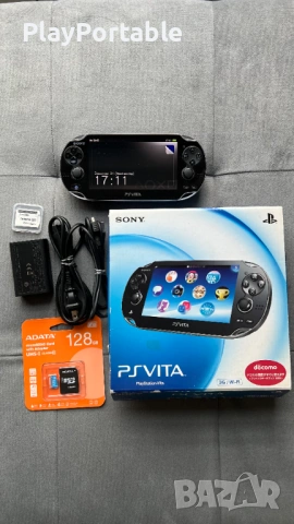 Modded PS Vita PCH-1100 Complete in Box 128GB/256GB with games