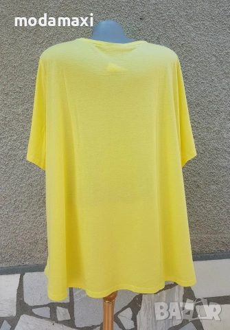 3XL+ Нова блуза Janina с пайети, снимка 6 - Туники - 55269683
