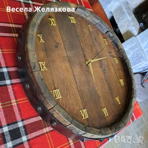 Часовник от автентична бъчва , снимка 2 - Други - 55349819
