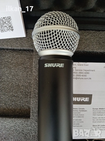 Shure SM58 Оригинален Професионален Внос от Германия Нов!!!, снимка 11 - Микрофони - 55284459