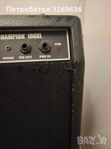 (СПЕШНО) Усилвател за китара Fender Champion 100 XL, снимка 3 - Китари - 55404537