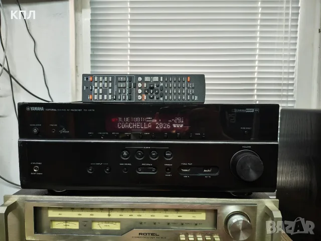 7.2 канален ресивър YAMAHA RX-V 679 Bluetooth Wi-fi 4K HDMI 