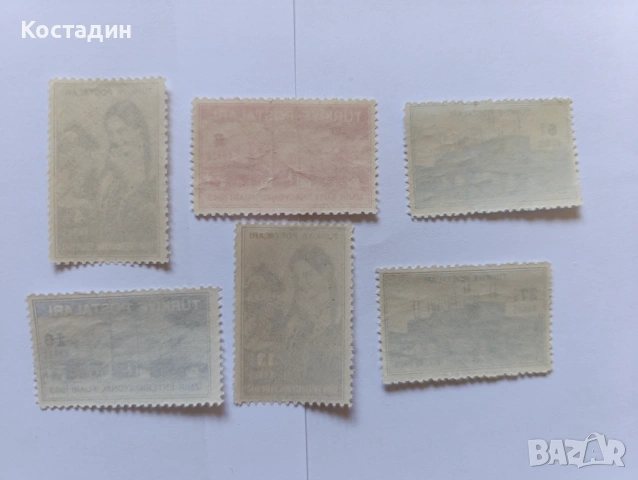 Пощенски марки Турция 1943, снимка 5 - Филателия - 53981044