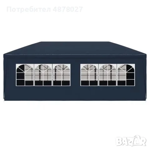 Градинска шатра 3x6 м водоустойчива - Парти палатка с 6 странични панела, прозорци и UV защита - тъм, снимка 6 - Градински мебели, декорация  - 55306478
