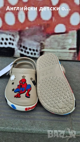 Английски детски кроксове със Spiderman, снимка 7 - Детски сандали и чехли - 54445713