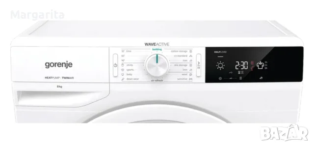 Сушилня с термопомпа Gorenje, 8 кг, Клас A++, снимка 3 - Друга електроника - 55373235