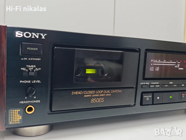 стерео касетъчен дек Hi-Fi ретро SONY TC-850ES, снимка 5 - Декове - 54562146