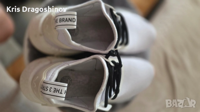 Маратонки Adidas NMD_R1 White/Gum Custom, снимка 4 - Маратонки - 54838033