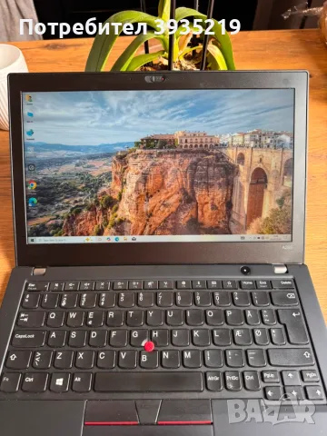 Lenovo ThinkPad A285 | Ryzen 5 Pro 2500U | 8GB RAM | 256GB NVMe SSD | 12.5" Full HD | Батерия 88% – , снимка 4 - Лаптопи за работа - 55358642