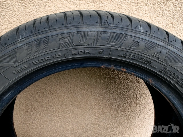 Fulda 195/50R15 Летни  2 бр., снимка 2 - Гуми и джанти - 54544900