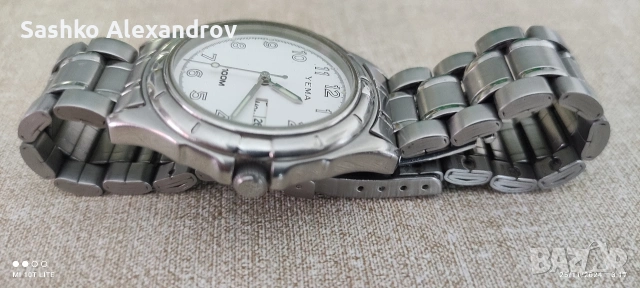 Рядък YEMA Marine 100m – Seiko Era – Сапфир кристал и масивна ZRC верижка , снимка 11 - Мъжки - 50823219