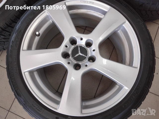 4бр. ал. джанти Mercedes 5x112 , 8x17 , ET35, снимка 3 - Гуми и джанти - 55290657