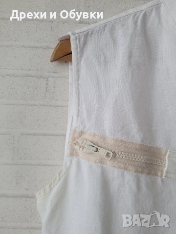 Бяла рокля G-Star реми 100% естествена материя , снимка 6 - Рокли - 54108695