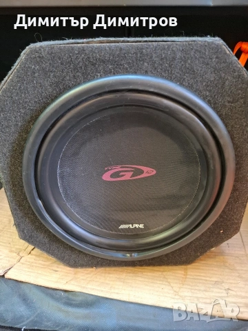 Бас комплект: Субуфер Alpine Type-G 12" + Усилвател Pioneer GM-300T