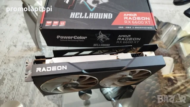 Продавам AMD Radeon RX 6600 XT 8GB PowerColor Hellhound, снимка 5 - Видеокарти - 55640872
